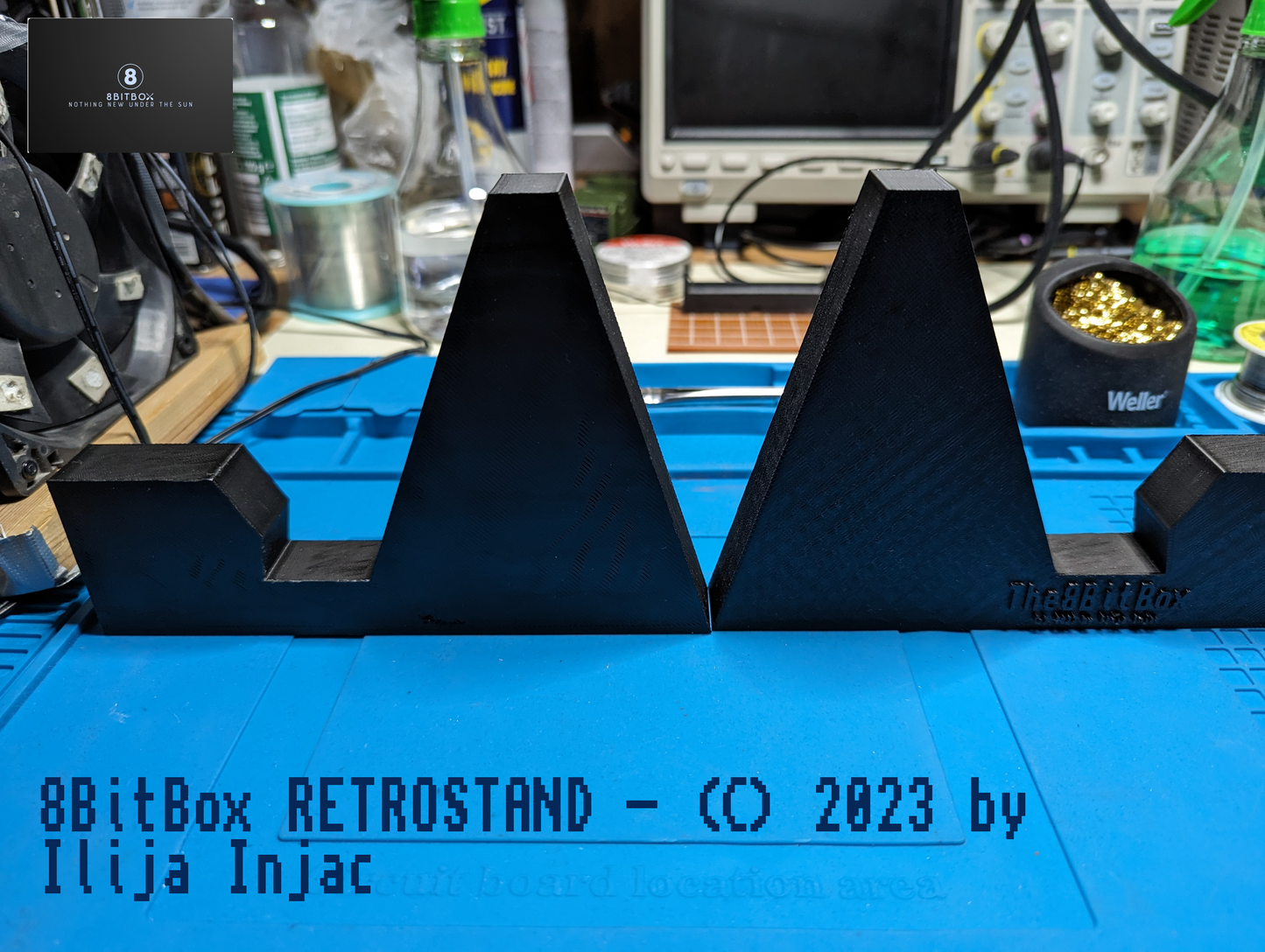 Retrostand - Ein Aufsteller für alle Commodore C64-C,Brotkasten,C128,Amiga 500..