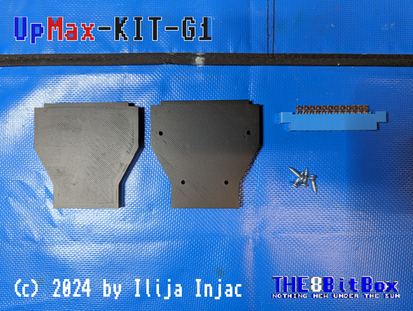 UpMax-kit-G1 - User Port Kit mit Stecker, Gehäuse und Schrauben, C64, C128